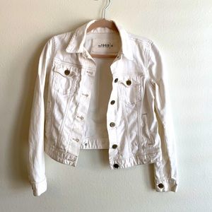 White denim jacket